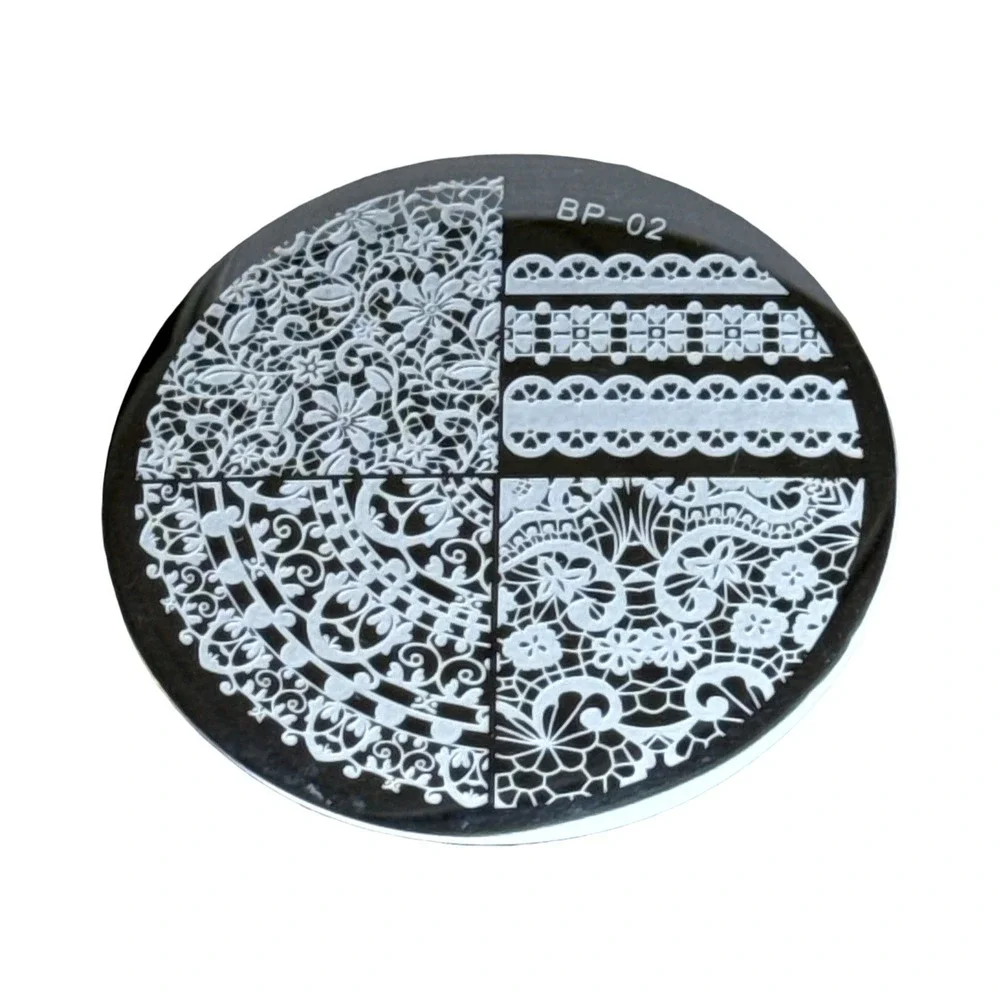 Born Pretty Nail Art Stamping Plate Bundle 10pc Floral Lace Christmas Cat BP BPL